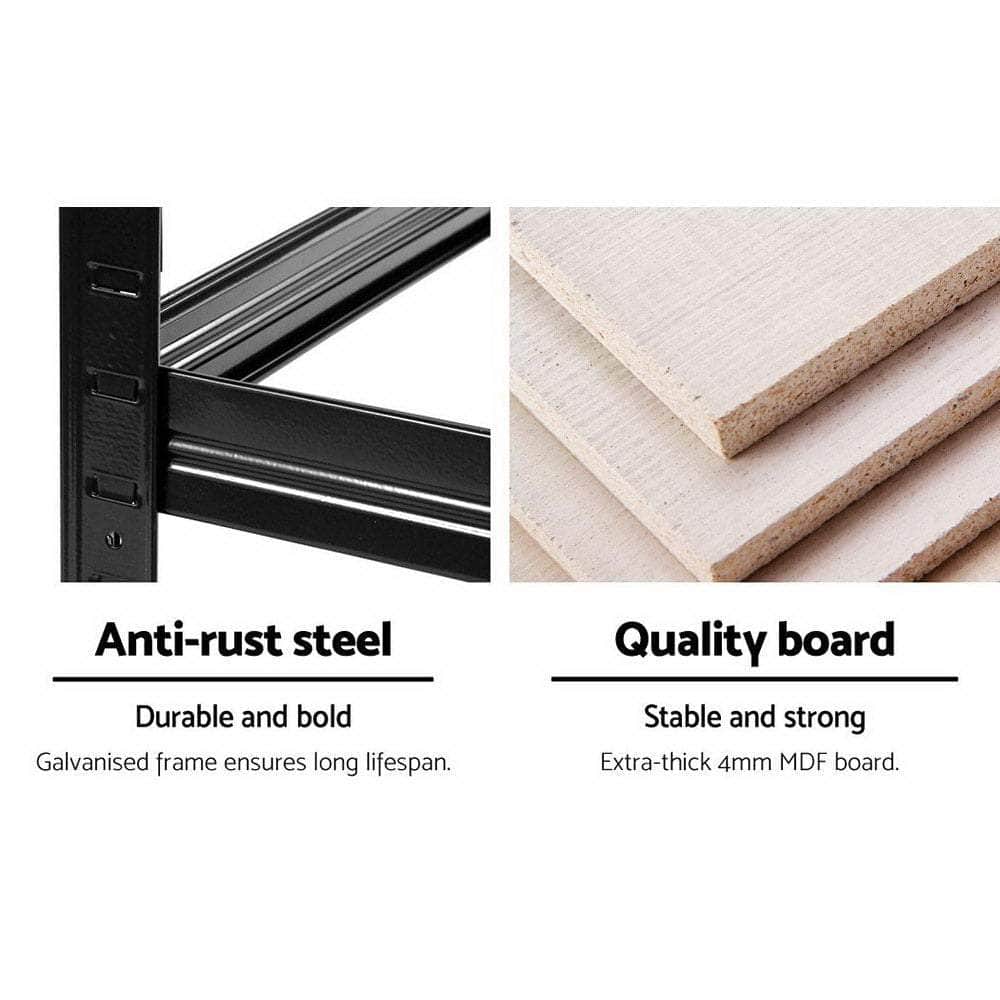 5X0.9M Garage Storage Metal Shelves