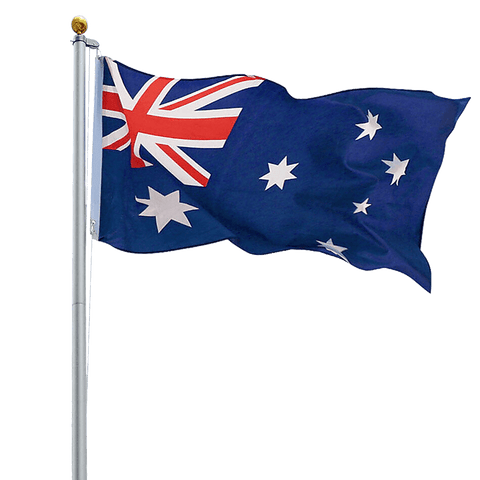 6.0M Flag Pole Full Set / Kit W Australian Flag