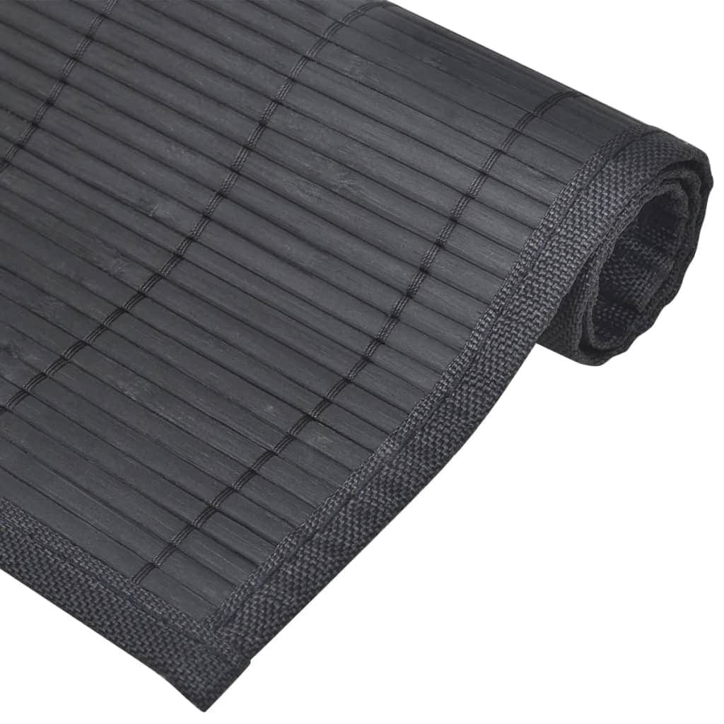 Bamboo - 6 Baboo Placemats Black