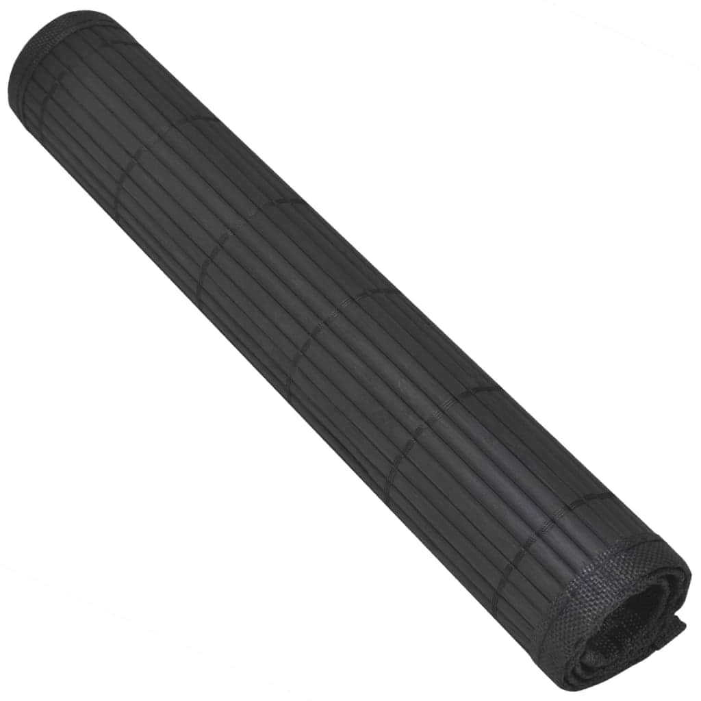 6 Baboo Placemats Black
