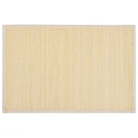 6 Baboo Placemats Natural