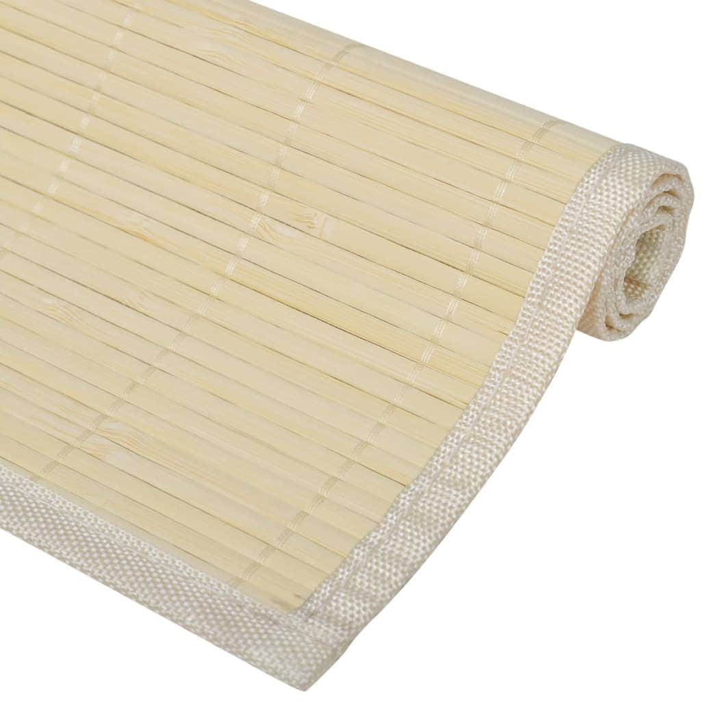 6 Baboo Placemats Natural