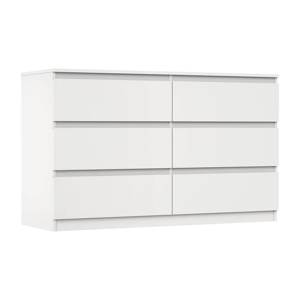 6 Chest of Drawers and Bedside Table Cabinet Bedroom Set
