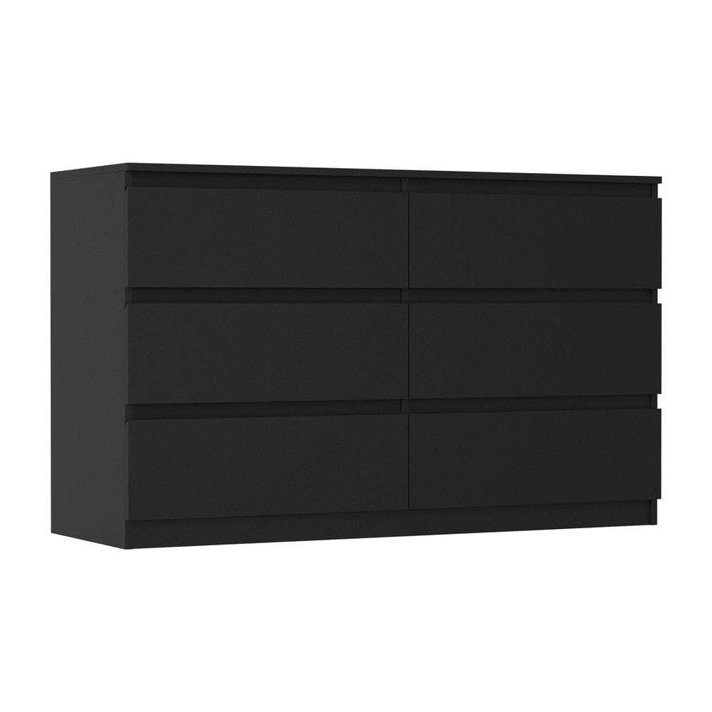 6 Chest of Drawers and Bedside Table Cabinet Bedroom Set