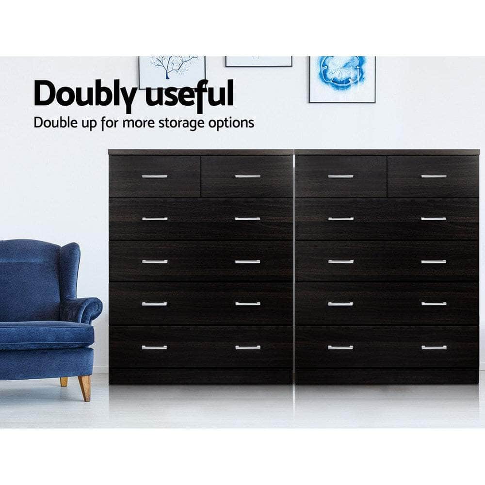 6 Chest Of Drawers - Andes Walnut