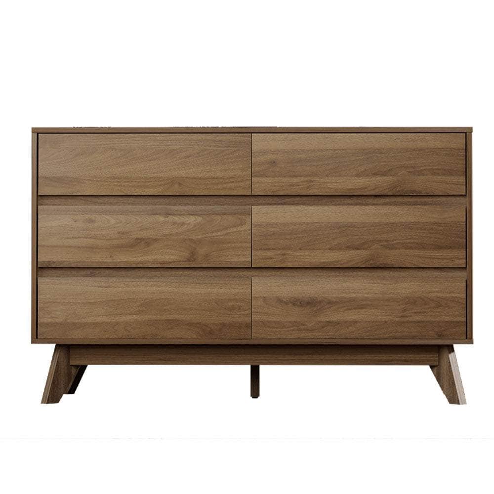 6 Chest Of Drawers - Xavi Walnut