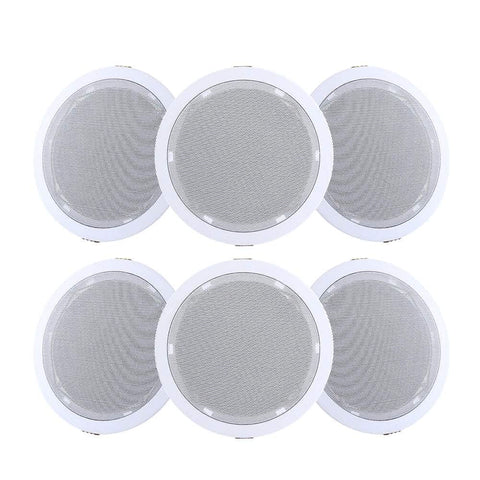 6 Inch Ceiling Speakers In Wall Speaker Home Audio Stereos Tweeter 6Pcs