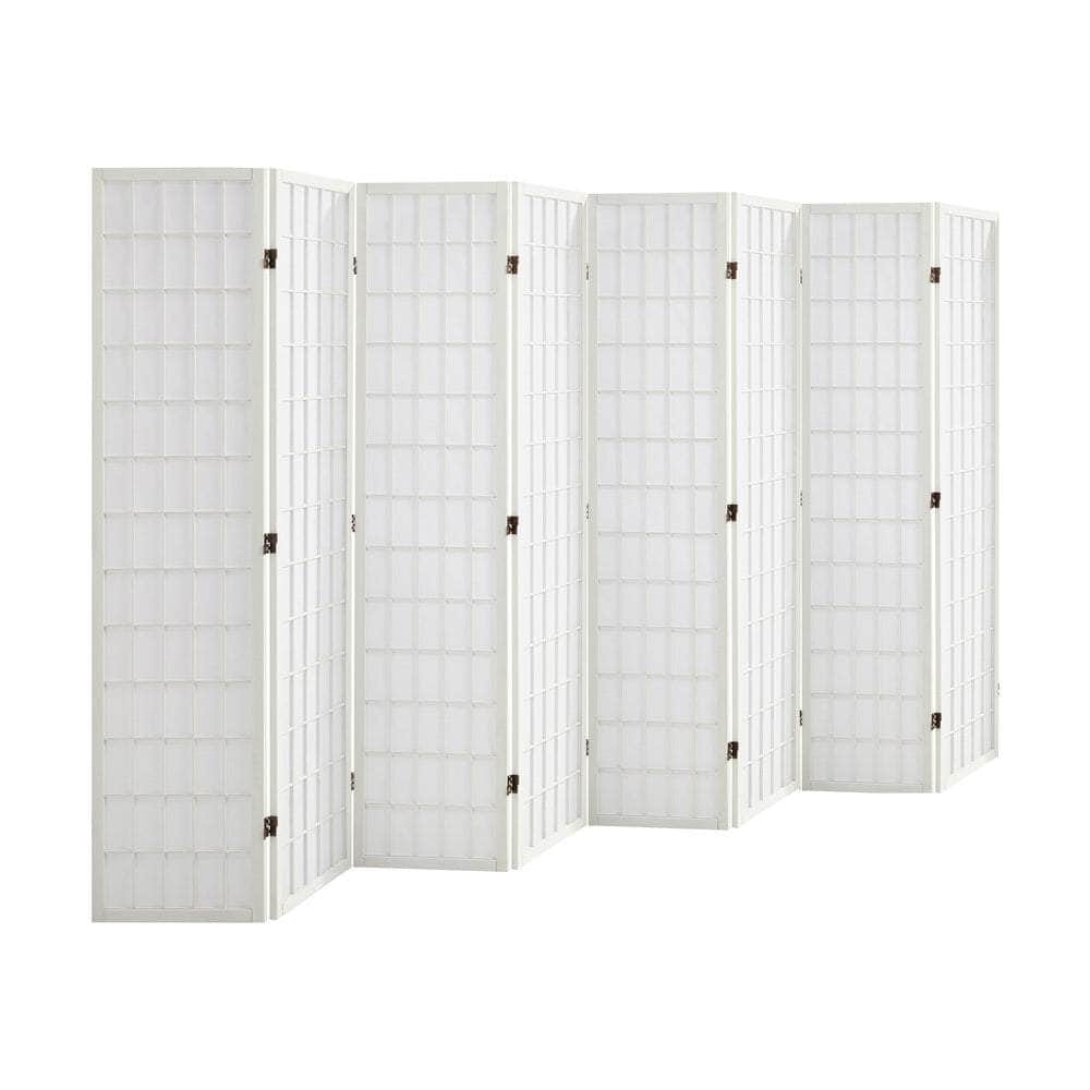 6 Panel Room Divider Timber Farbic Natural, Room Divider - photo 15