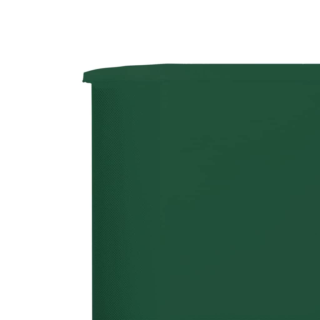 6-panel Wind Screen Fabric Green