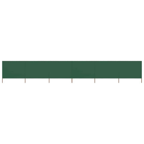6-panel Wind Screen Fabric Green