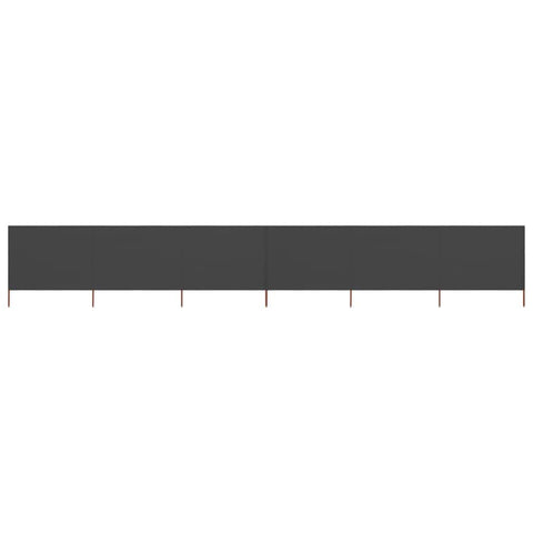 6-panel Wind Screen Fabric  Grey