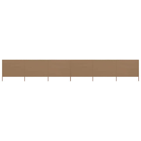 6-panel Wind Screen Fabric  Taupe