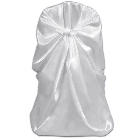 6 pcs White Chair Cover for Wedding Banquet
