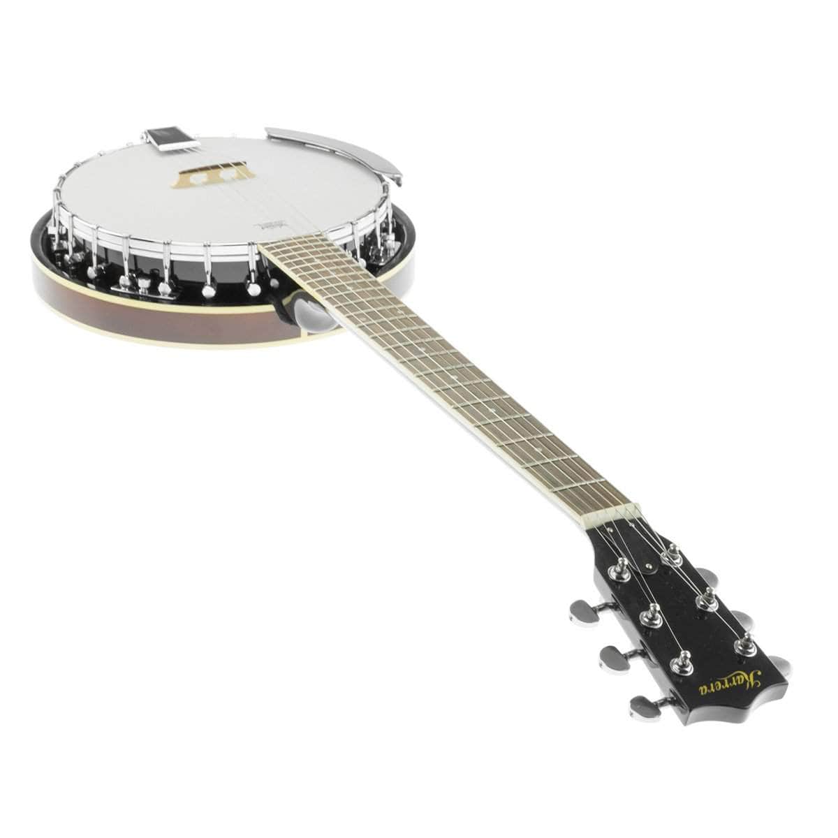 guitars - 6-String Resonator Banjo - Brown