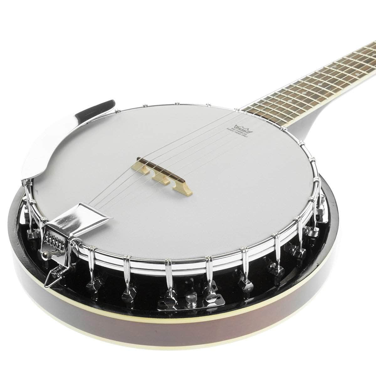 6-String Resonator Banjo - Brown | guitars