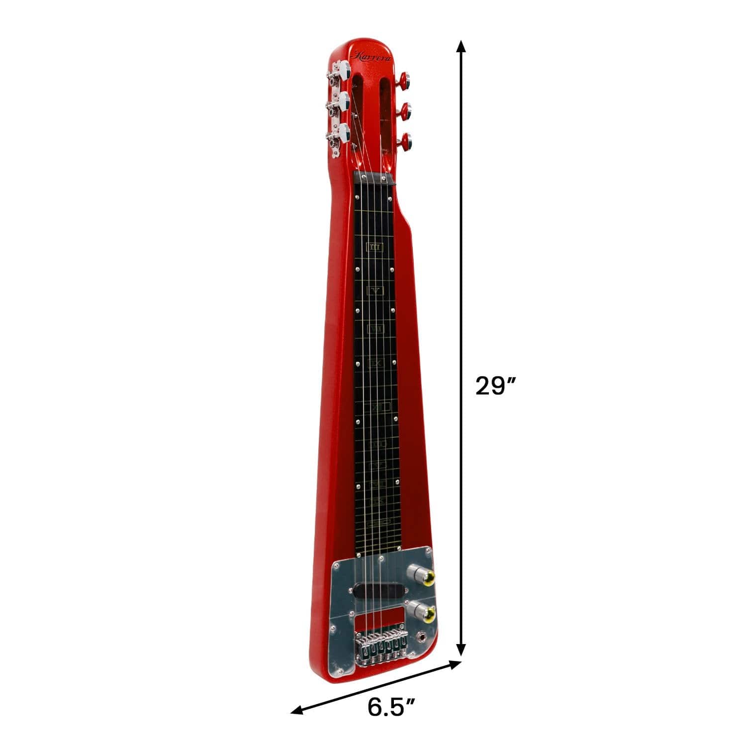music other - 6-String Steel Lap Guitar - Metallic Red
