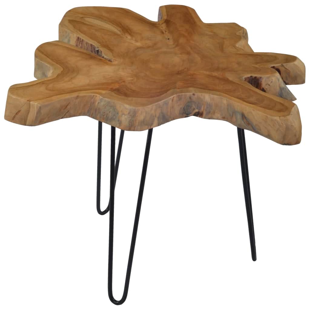 60-70x45cm Solid Teak Wood Coffee Table Living Room Table