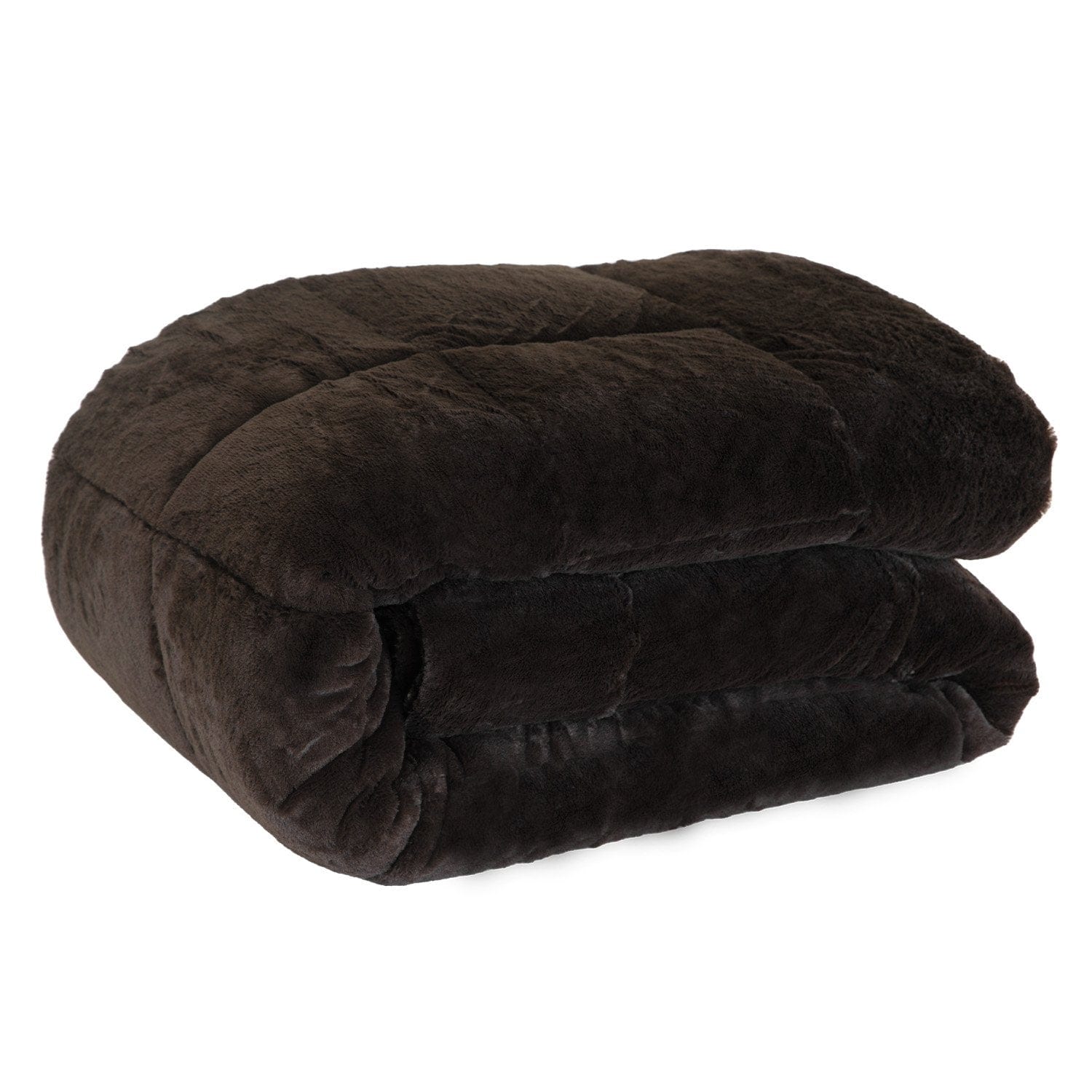 Queen - 600GSM Faux Mink Comforter Quilt Duvet Doona - Queen