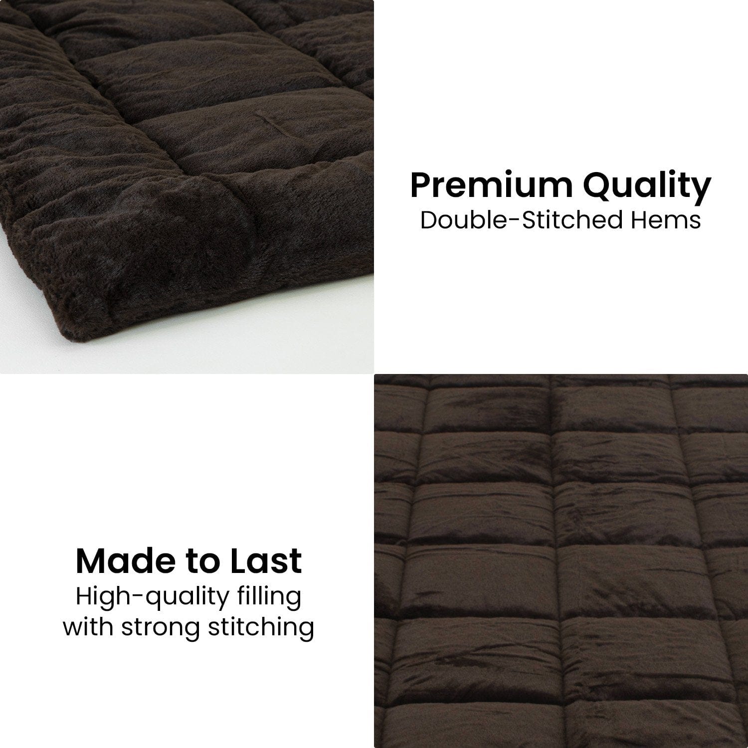 bedding - 600GSM Faux Mink Comforter Quilt Duvet Doona - Queen - photo 11