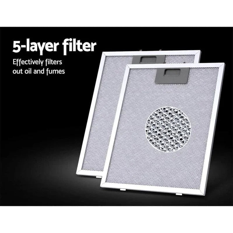 600Mm Range Hood 60Cm Rangehood Black