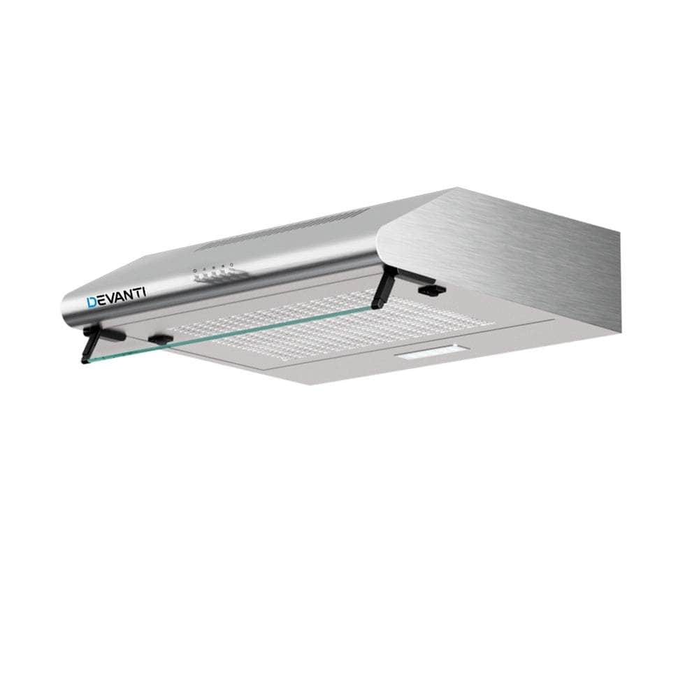 600mm Range Hood 60cm Rangehood Kitchen Canopy LED Light Stainless Steel