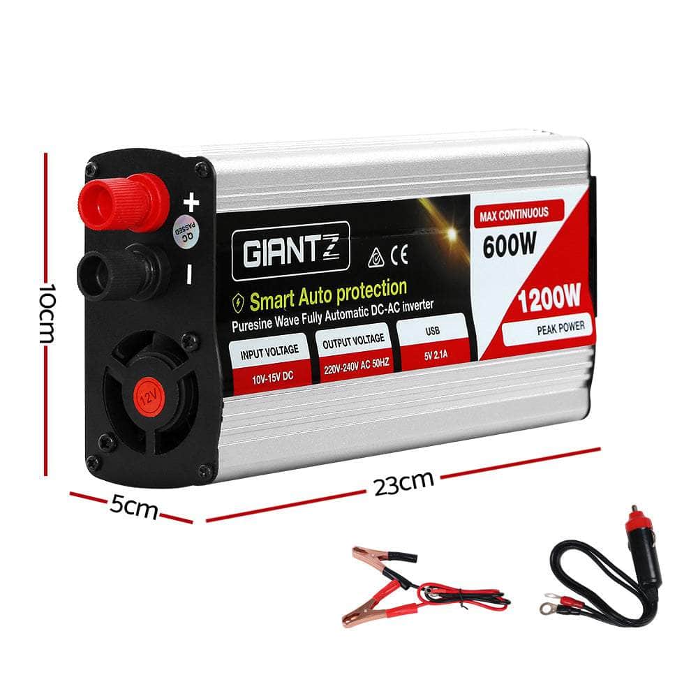 600W Puresine Wave DC-AC Power Inverter