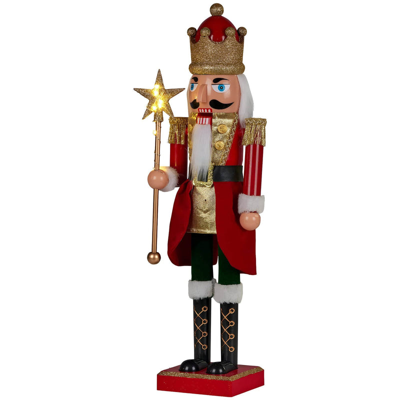 60cm Musical LED Animated Christmas Nutcracker Ornament Decoration