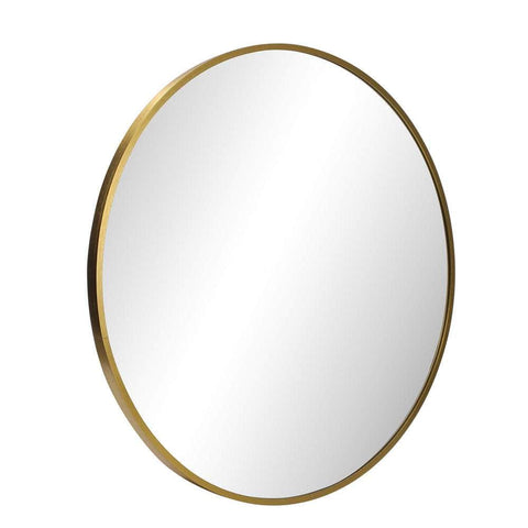 60cm Wall Mirror Round Gold
