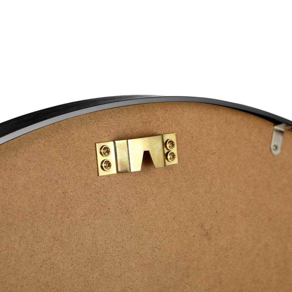 60cm Wall Mirrors Round Makeup Mirror Home Decro Black Living Room