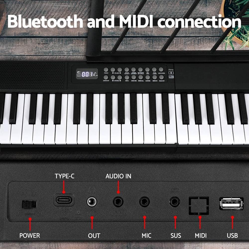 61 Keys Foldable Electronic Piano Keyboard Digital Electric w/ Carry Bag