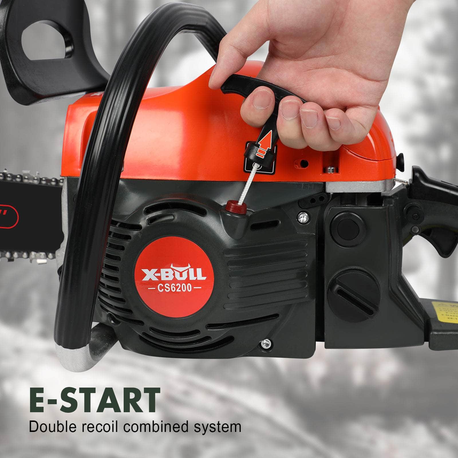 62Cc Petrol Chainsaw 20 E-Start Pruning