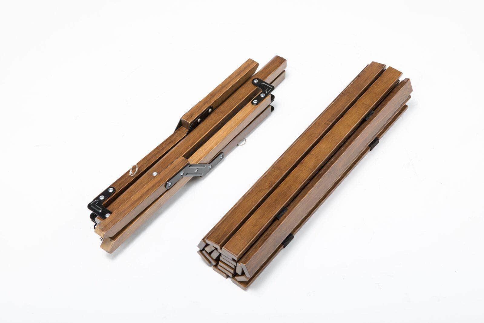 62cm Foldable Bamboo Camping Table - Waterproof