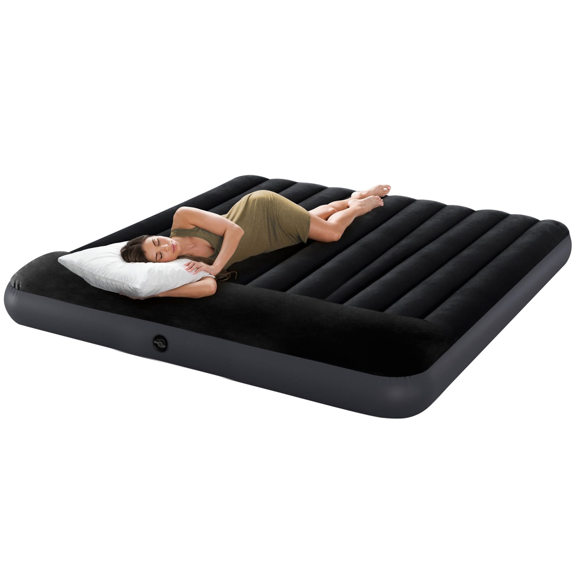 Classic Velvet Airbed Pillow Rest 183x25x203cm
