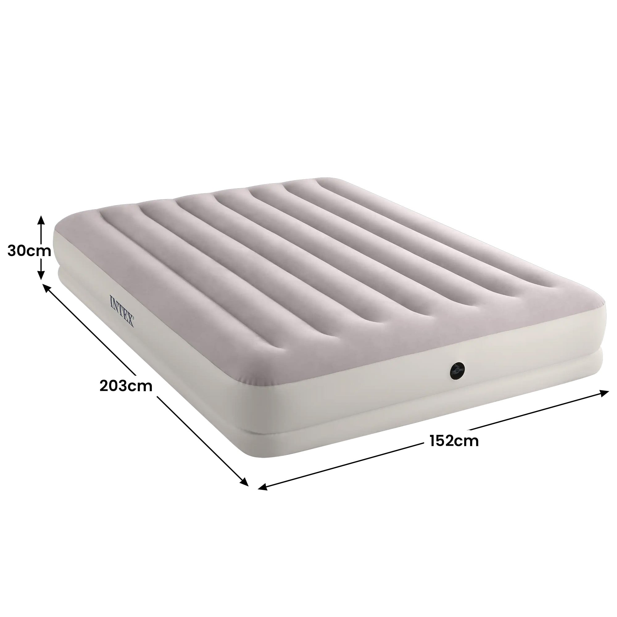 Mid Rise Velvet Airbed Queen 152x30x203cm