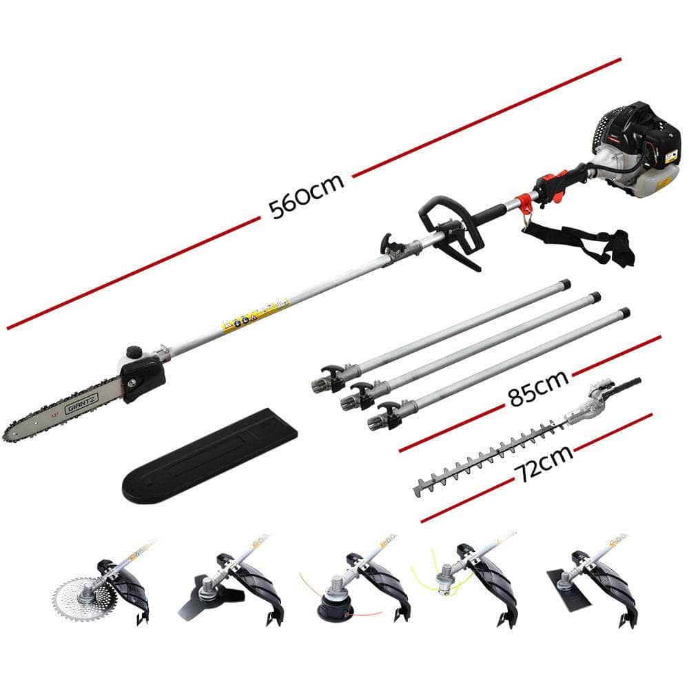 65CC Pole Chainsaw Petrol Brush Cutter Whipper Snipper Hedge Trimmer