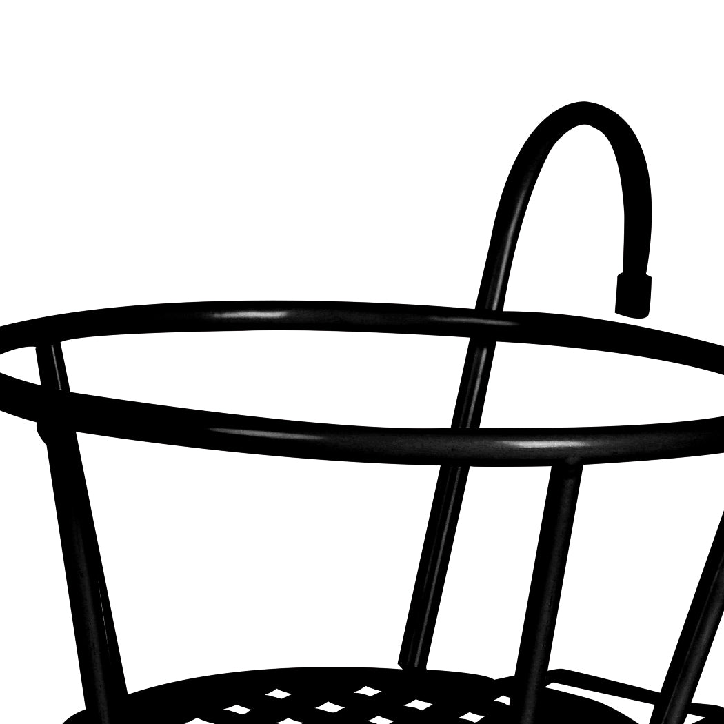 1x Flower Holder Plant Stand Black