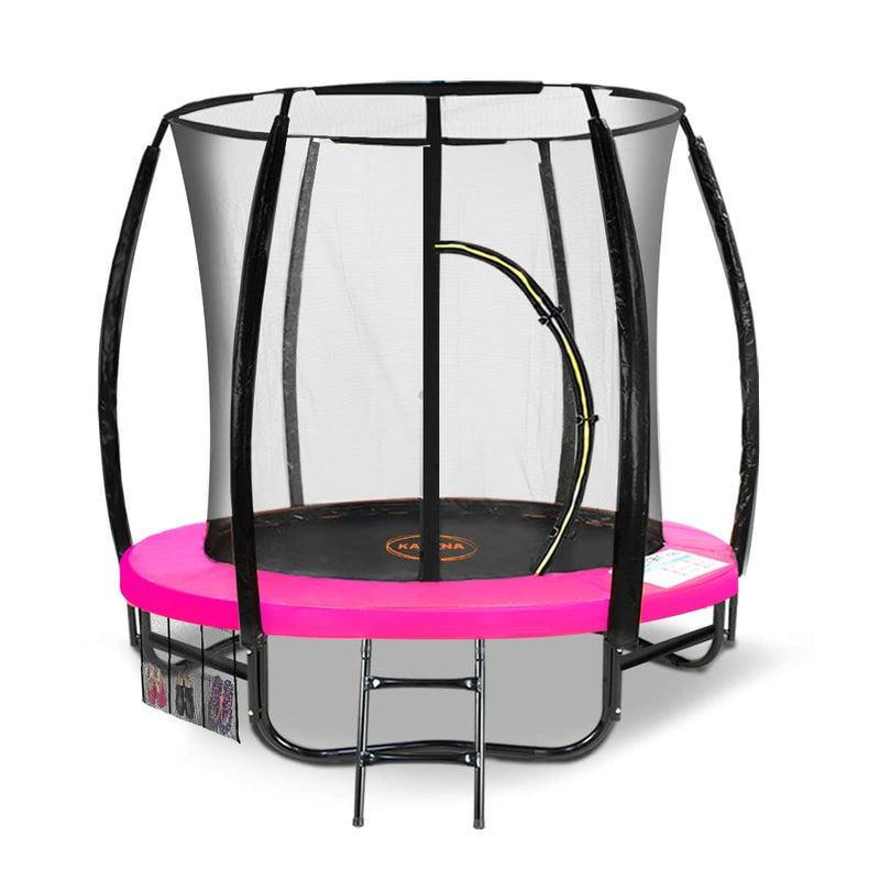 Pink colour - 6ft Pink Kahuna Classic Outdoor Trampoline Kids Backyard Fun