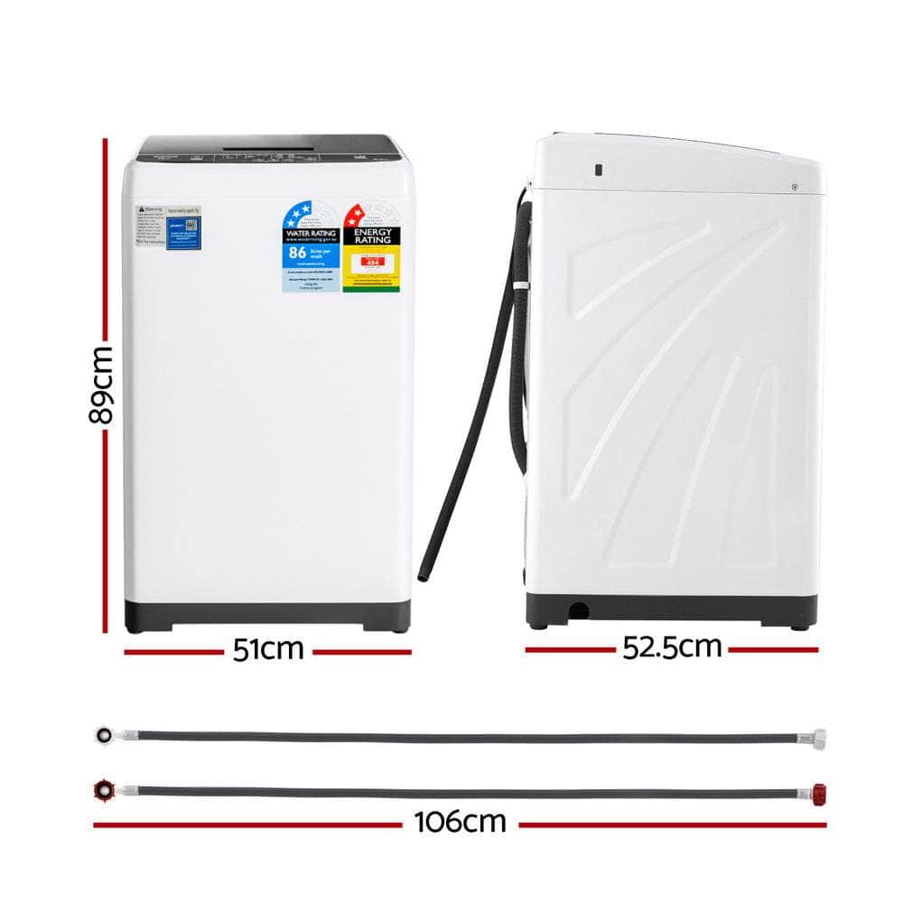 6kg Top Load Washing Machine White