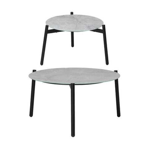 6PC Outdoor Patio Set Grey Table Sets Polyester Chair Rope