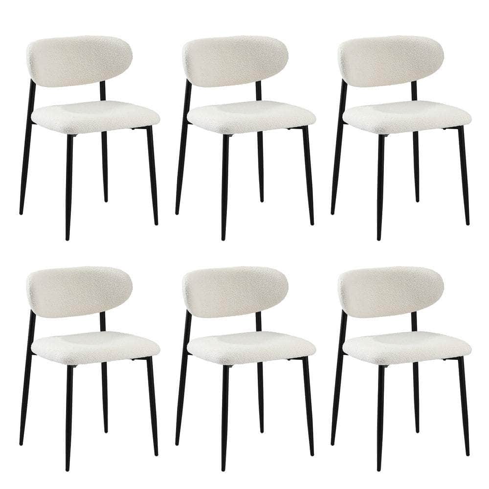 6x Dining Chairs Tub Fabric Grey&Black