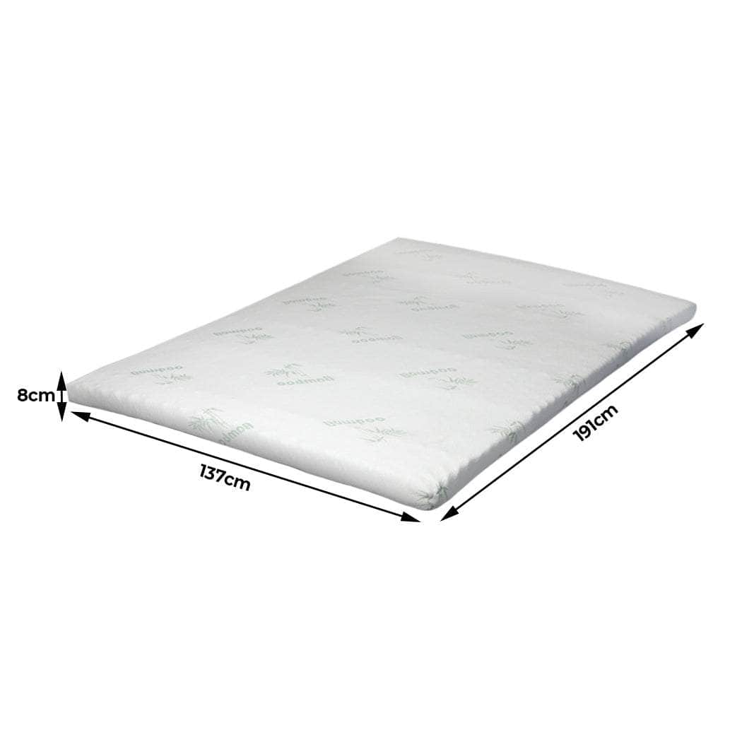 7-Zone Cool Gel Mattress Topper Double 2 Seater
