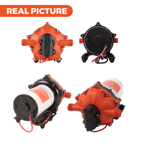 Seaflo 70Psi Deck Washdown Pump Kit 12V, 5Gpm
