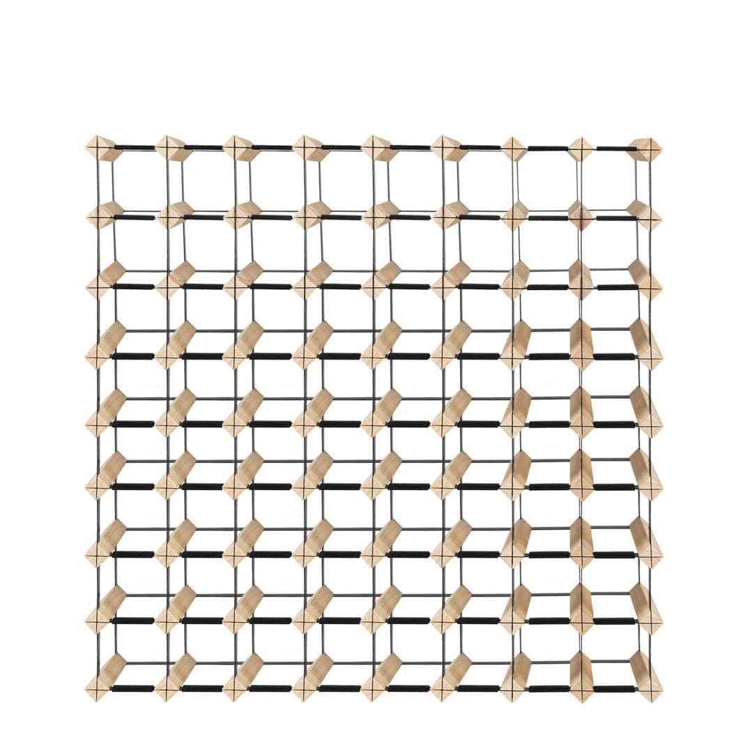 72 Bottle Timber Red Wine Rack