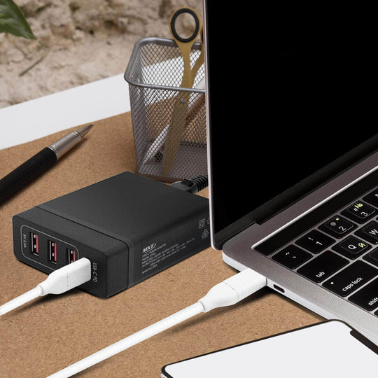 72W Multi USB Port Travel Charger Station | electronics - photo 6