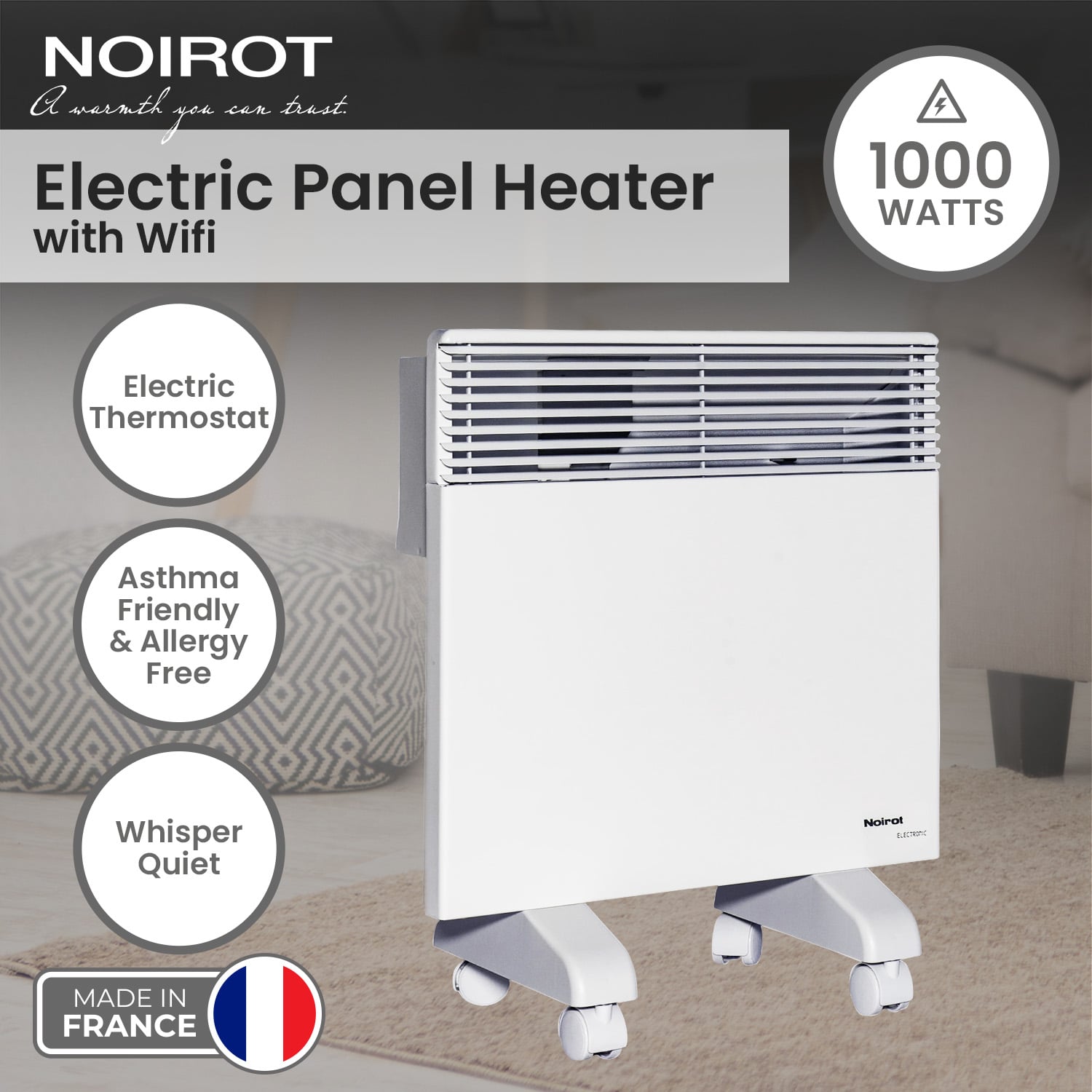 Electric Panel Heater With Wi-Fi