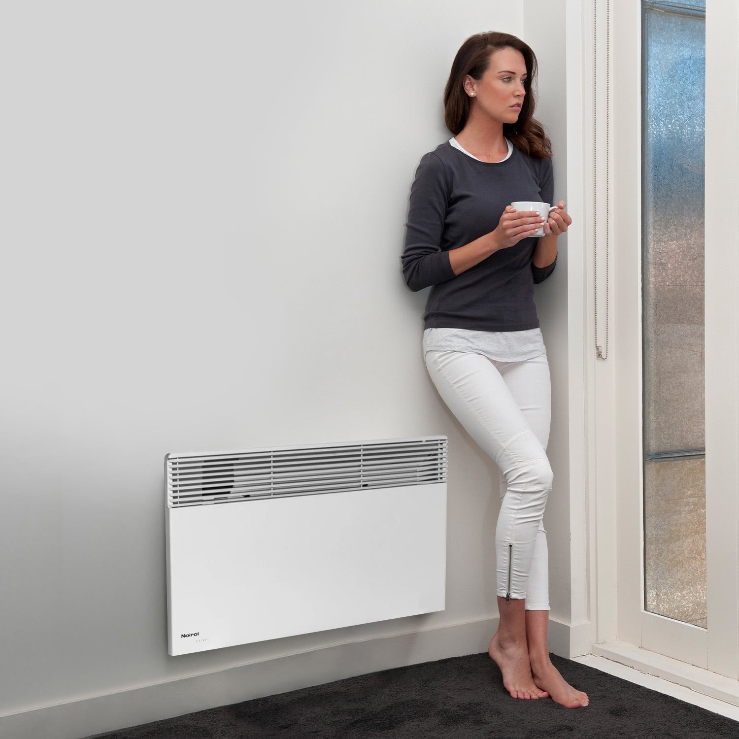 Electric Convection Heater White 100x745x440cm