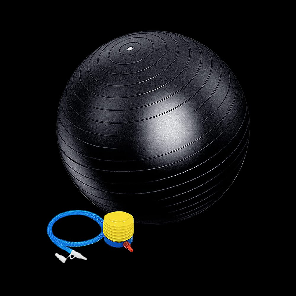 75Cm Static Strength Exercise Stability Ball With Pump with Yoga & Pilates