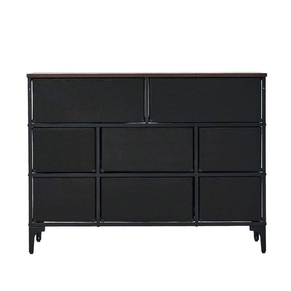 8 Chest of Drawers Fabric Retro Vintage Multi-colour