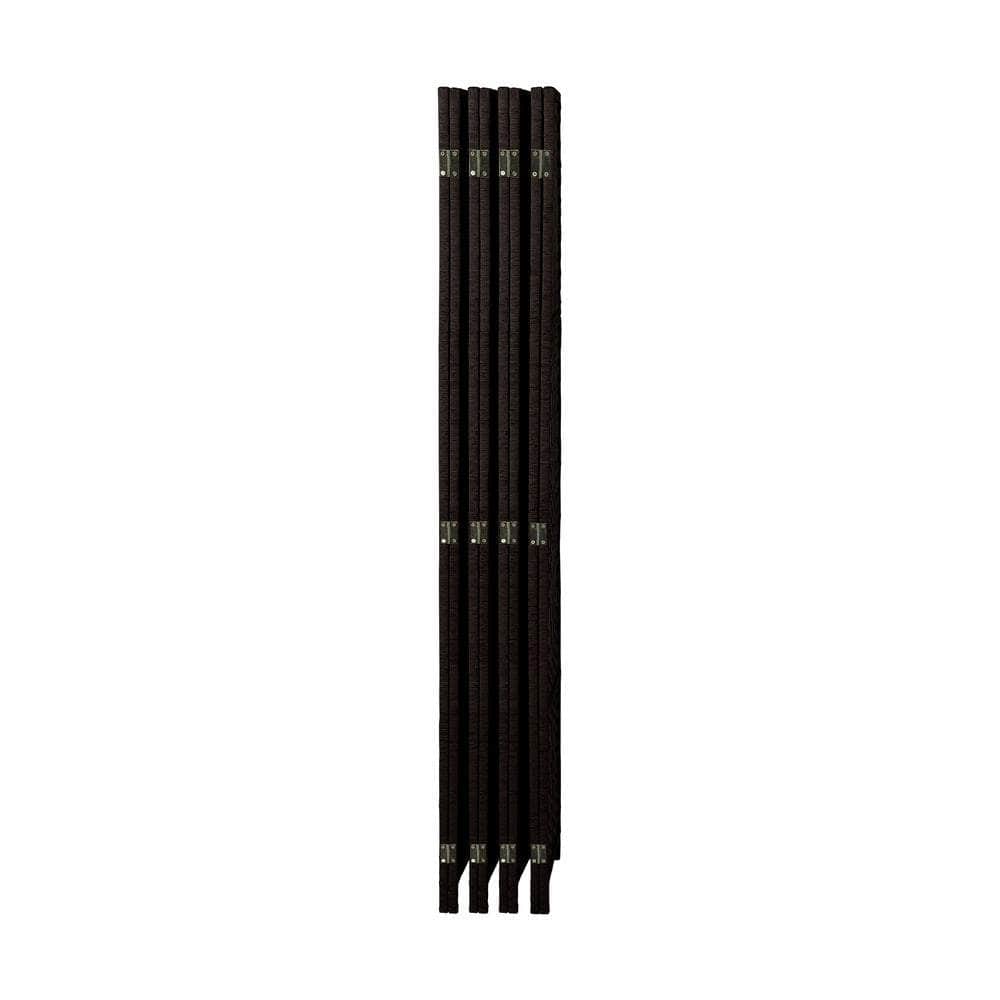 8 Panel Room Divider Privacy Screen Brown