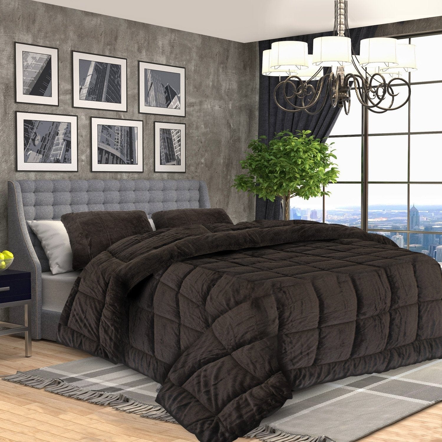 800GSM Faux Mink Quilt Comforter Doona - Super King | bedding - photo 13